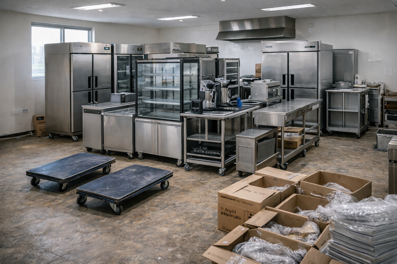 주방기기 전부 매입, 한 번에 정리 가능